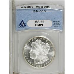1884-CC S$1 MS66 Deep Mirror Prooflike ANACS. This hig