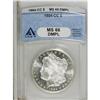 Image 1 : 1884-CC S$1 MS66 Deep Mirror Prooflike ANACS. This hig