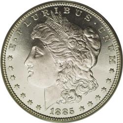 1885 S$1 MS66 Deep Mirror Prooflike PCGS. Among DMPL d