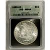 Image 1 : 1885-CC S$1 MS64 ICG. VAM-2. Light frost graces the hi