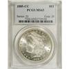 Image 1 : 1885-CC S$1 MS65 PCGS. A highly lustrous Gem example o