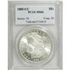 Image 1 : 1885-CC S$1 MS66 PCGS. This highly lustrous Premium Ge