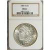 Image 1 : 1886-O S$1 MS61 NGC. A lustrous and lightly abraded ex