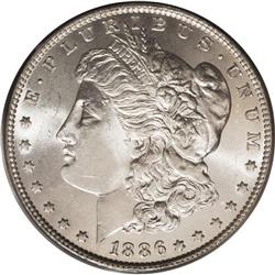 1886-O S$1 MS64 PCGS. This is a sharply struck and ful
