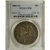 Image 1 : 1889-CC S$1 VF30 PCGS. Moderately worn with dove-gray