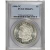 Image 1 : 1890-CC S$1 MS64 Prooflike PCGS. This flashy scarce da