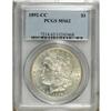 Image 1 : 1892-CC S$1 MS62 PCGS. A lustrous CC-mint Morgan with