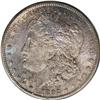 Image 1 : 1892-CC S$1 MS65 PCGS. A mixture of deep gray, rose, a