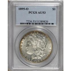 1895-O S$1 AU53 PCGS. Softly lustrous with minor wear