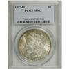 Image 3 : 1897-O S$1 MS63 PCGS. Well struck with shimmering mint