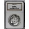 Image 1 : 1897-S S$1 MS66 Prooflike NGC. This brilliant silver d