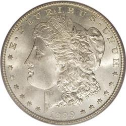 1899 S$1 MS66 PCGS. The 1899 is a popular, low-mintage