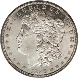 1899 S$1 MS66 Deep Mirror Prooflike PCGS. This fully b