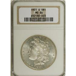 1901-O S$1 MS66 NGC. This turn-of-the-century dollar h