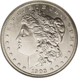 1903-S S$1 AU50 NGC. VAM-2. A Top 100 Variety. The "S