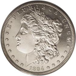 1894 S$1 PR63 Cameo PCGS. Both sides are appreciably s