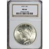 Image 1 : 1925 S$1 MS66 NGC. Highly lustrous with delicately fro