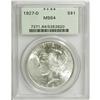 Image 1 : 1927-D S$1 MS64 PCGS. A meticulously struck and essent