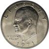 Image 1 : 1971 $1 MS66 PCGS. This imposing first-year Eisenhower