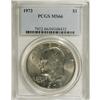 Image 1 : 1973 $1 MS66 PCGS. A suitably struck Premium Gem that