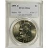 Image 1 : 1977-D $1 MS66 PCGS. Exceptionally lustrous with metal