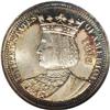 Image 1 : 1893 Isabella Quarter 25C MS65 NGC. A highly lustrous