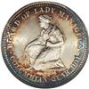Image 2 : 1893 Isabella Quarter 25C MS65 NGC. A highly lustrous