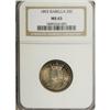 Image 3 : 1893 Isabella Quarter 25C MS65 NGC. A highly lustrous