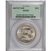Image 1 : 1937 50C Antietam MS66 PCGS. Ice-blue and pale apricot