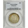 Image 1 : 1936-S 50C Arkansas MS66 PCGS. Softly lustrous and typ