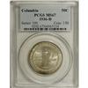 Image 1 : 1936-D 50C Columbia MS67 PCGS. The soft pale blue pati