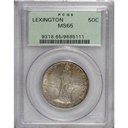 1925 50C Lexington MS65 PCGS. This satiny Gem is beaut