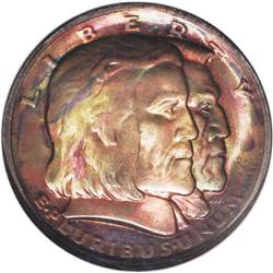 1936 50C Long Island MS67 NGC. Glowing luster exudes f
