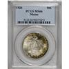 Image 1 : 1920 50C Maine MS66 PCGS. Apple-green and plum grace t