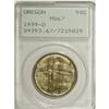 Image 1 : 1939-D 50C Oregon MS67 PCGS. Highly lustrous beneath p