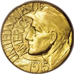 1915-S G$1 Panama-Pacific Gold Dollar MS65 PCGS. One o