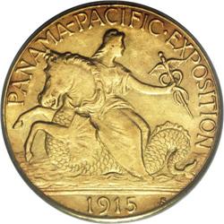 1915-S $2 1/2 Panama-Pacific Quarter Eagle MS64 PCGS.