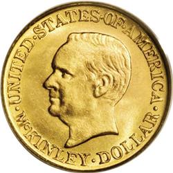 1916 G$1 McKinley MS65 PCGS. The sale of this two-year