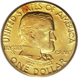 1922 G$1 Grant no Star MS66 PCGS. The star that appear