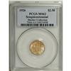 Image 1 : 1926 $2 1/2 Sesquicentennial MS63 PCGS. Boldly struck