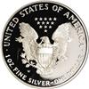 Image 2 : 1995-W S$1 Silver Eagle PR69 Deep Cameo NGC. The stunn
