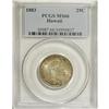 Image 3 : 1883 25C Hawaii Quarter MS66 PCGS. Both sides of this