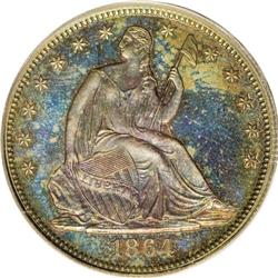 1864 50C Half Dollar, Judd-392, Pollock-460, Low R.7,