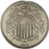 Image 2 : 1866 5C Shield Five Cent / Three Dollar Mule, Judd-531