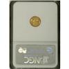 Image 2 : 1850 G$1 MS64 NGC. This highly lustrous near-Gem hails