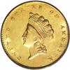 Image 1 : 1855 G$1 MS62 PCGS. A bold example whose incompletenes