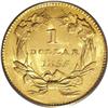 Image 2 : 1855 G$1 MS62 PCGS. A bold example whose incompletenes