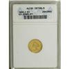 Image 3 : 1855-C G$1 --Ex-Jewelry--ANACS. AU50 Details. This is a