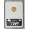 Image 2 : 1874 G$1 MS64 NGC. Breen-6094. LIBERTY is virtually ab
