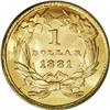 Image 2 : 1881 G$1 MS68 PCGS. This issue is well known for its o